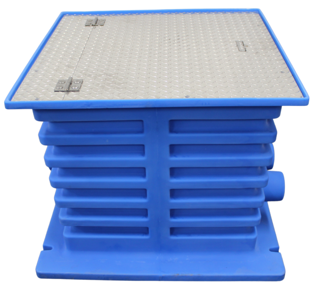 Poly Valve Vault Blue
